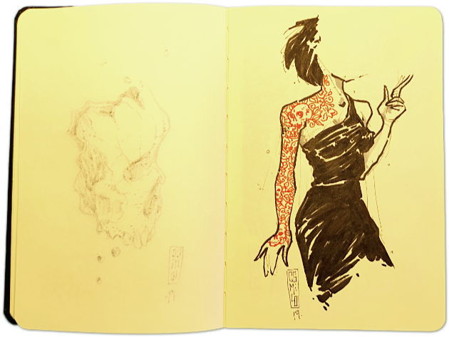 Tattooed Vampire in a Story Still Untold