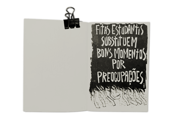 Fitas Estudantis in Ink and a Darker Portrait of the Future