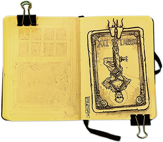L’Appeso in a Card About Necessary Endings
