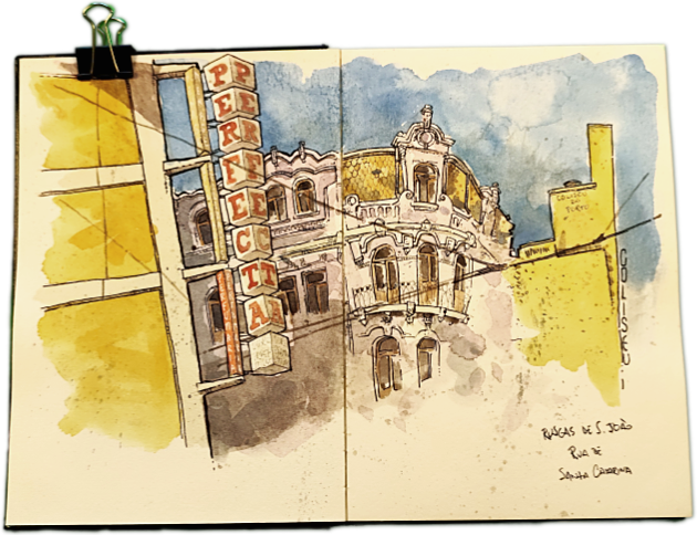 Rua Santa Catarina in a Mix of Styles in Porto