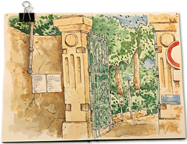 Parque São Roque Watercolor